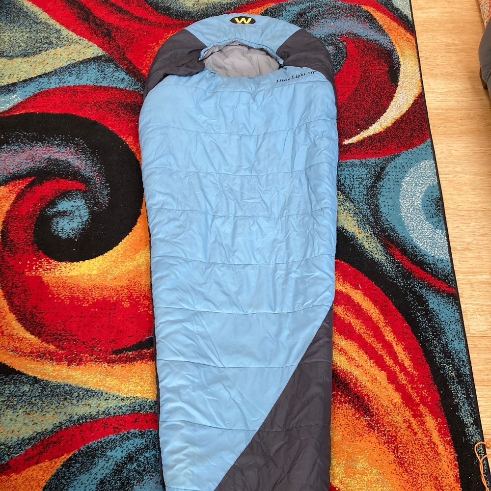 Kid sleeping bag mummy bag Wilderness Technology